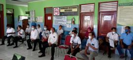 VAKSINASI COVID 19 TAHAP PERTAMA BAGI PEMERINTAH KALURAHAN SUMBEREJO
